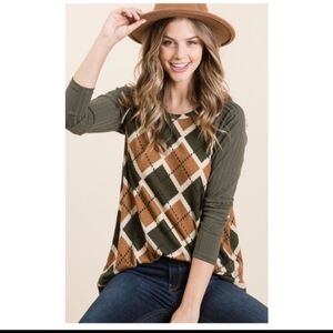 ✨Host Pick✨NWT A Girl Thing long sleeve top